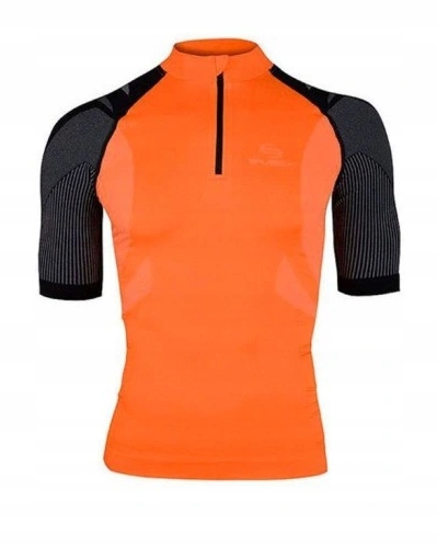 SS10410 Koszulka rowerowa unisex z krótkim rękawem pomarańczowy XS