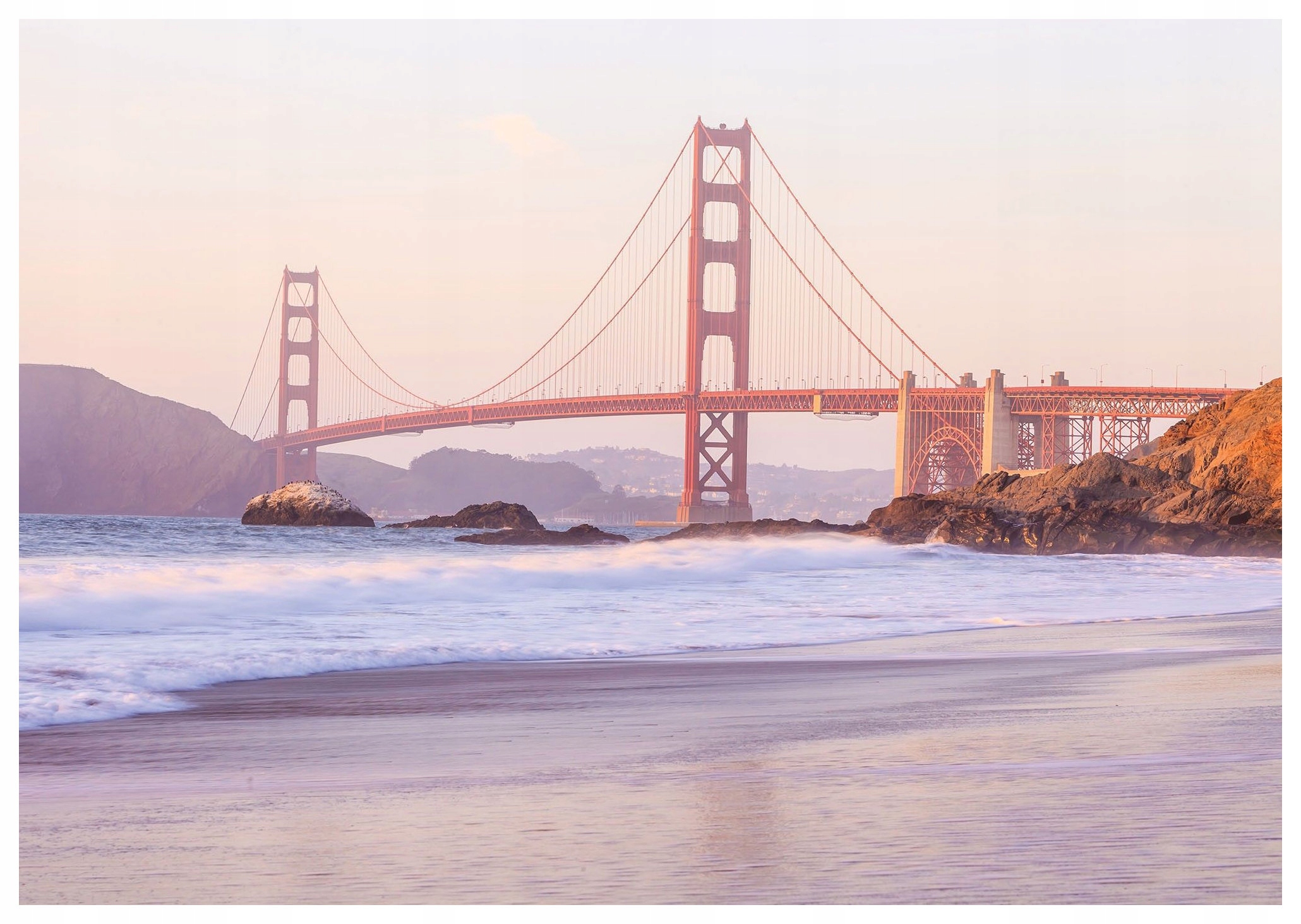 Fototapeta Zlatá brána San Francisco vinylový pohled 416x254 lepidlo