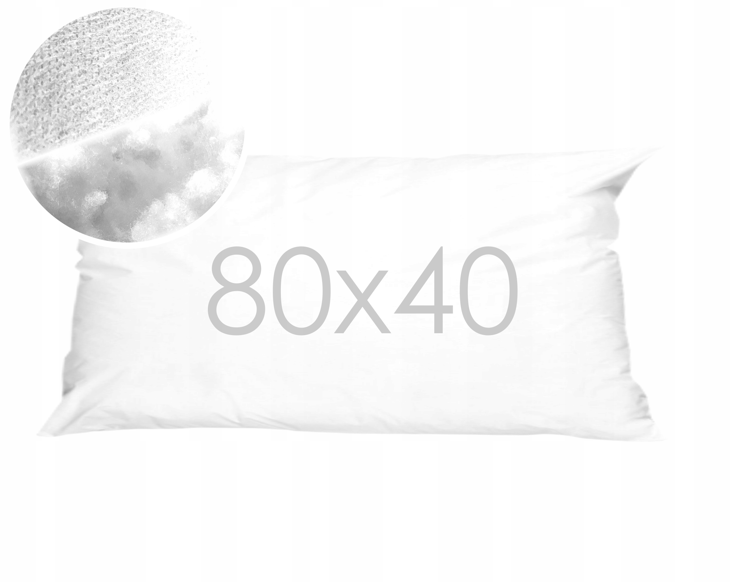 

Poduszka 40x80 cm, wkład 80x40 dakimakura wsad