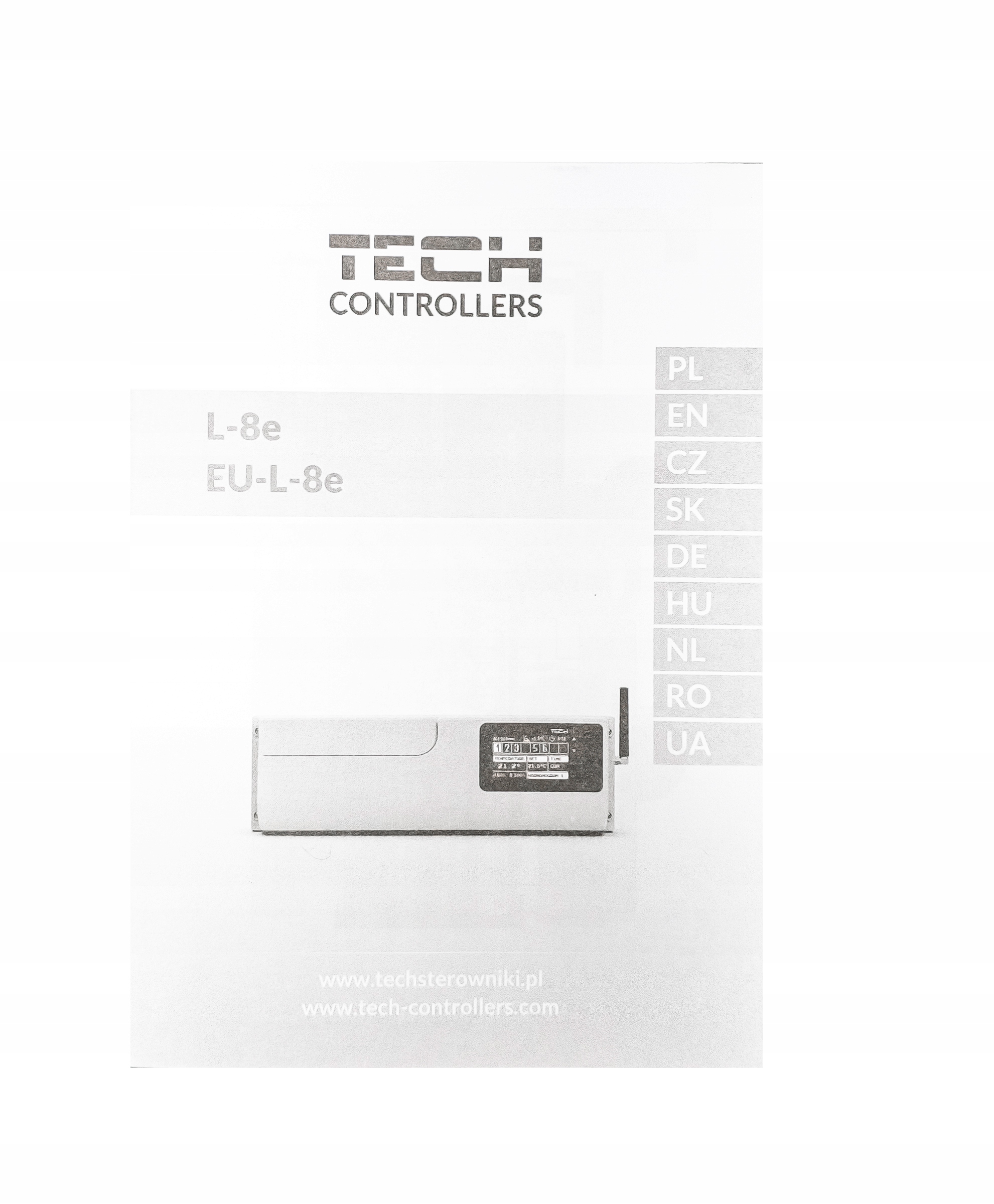 LISTWA STEROWNIK OGRZEWANIA PODŁOGOWEGO TECH L-8e Szerokość 0 cm