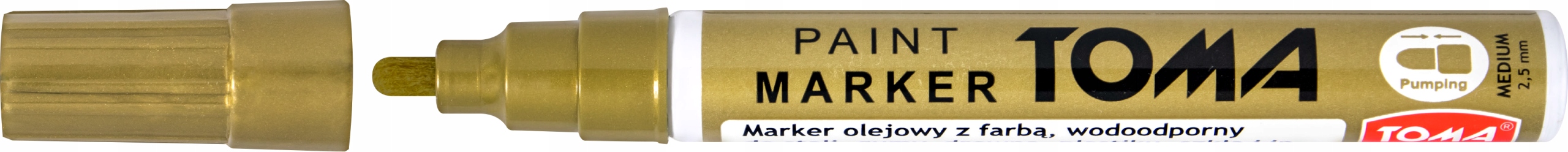 

Marker Olejowy Złoty Toma 440 2,5MM
