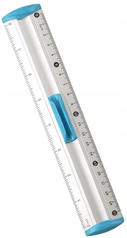 

Linijka 20cm aluminiowa kolorowa Tetis z uchwytem