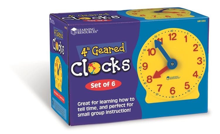 

Zestaw 6 sztuk Małe Zegary Nauka Czasu Godzin