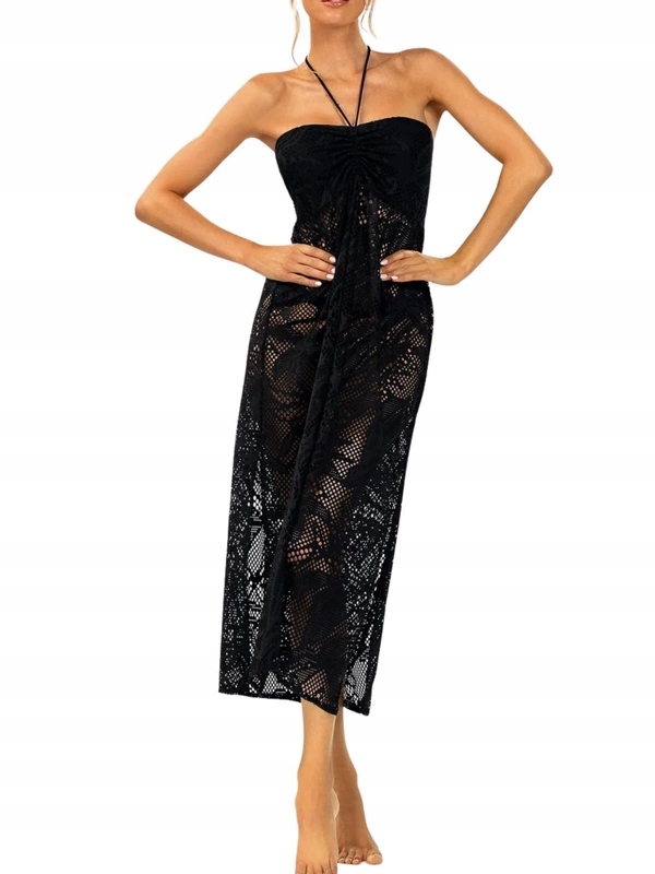 Šaty 2 v 1 Feba černá F43/604H 2XL/3XL