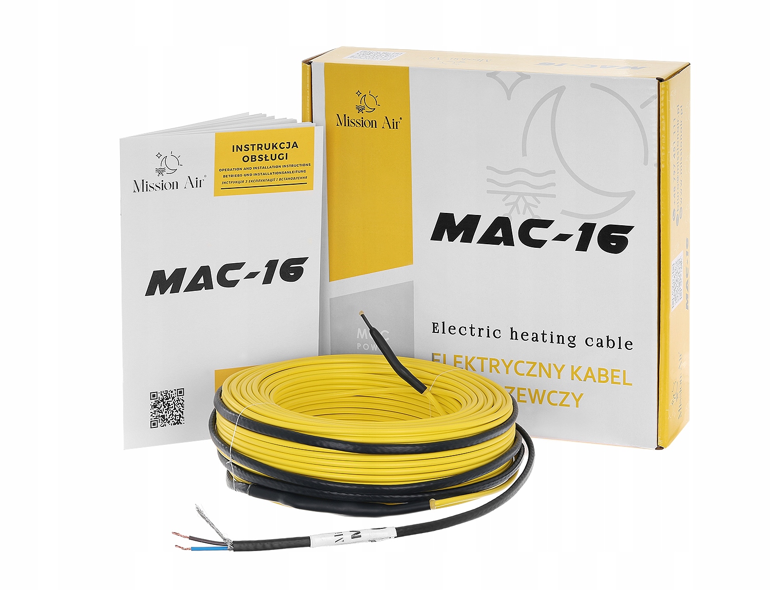 

Przewód grzejny ogrzewanie podłogowe MAC-16W 33m