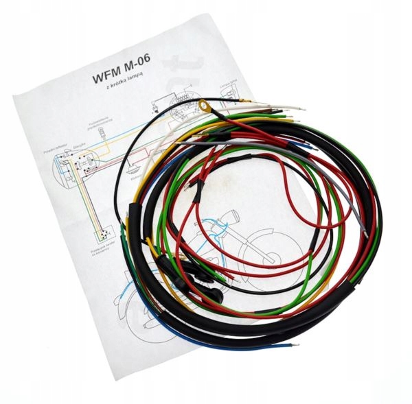 

Instalacja wiązka elektr. Wfm 125 M06 krótka lampa