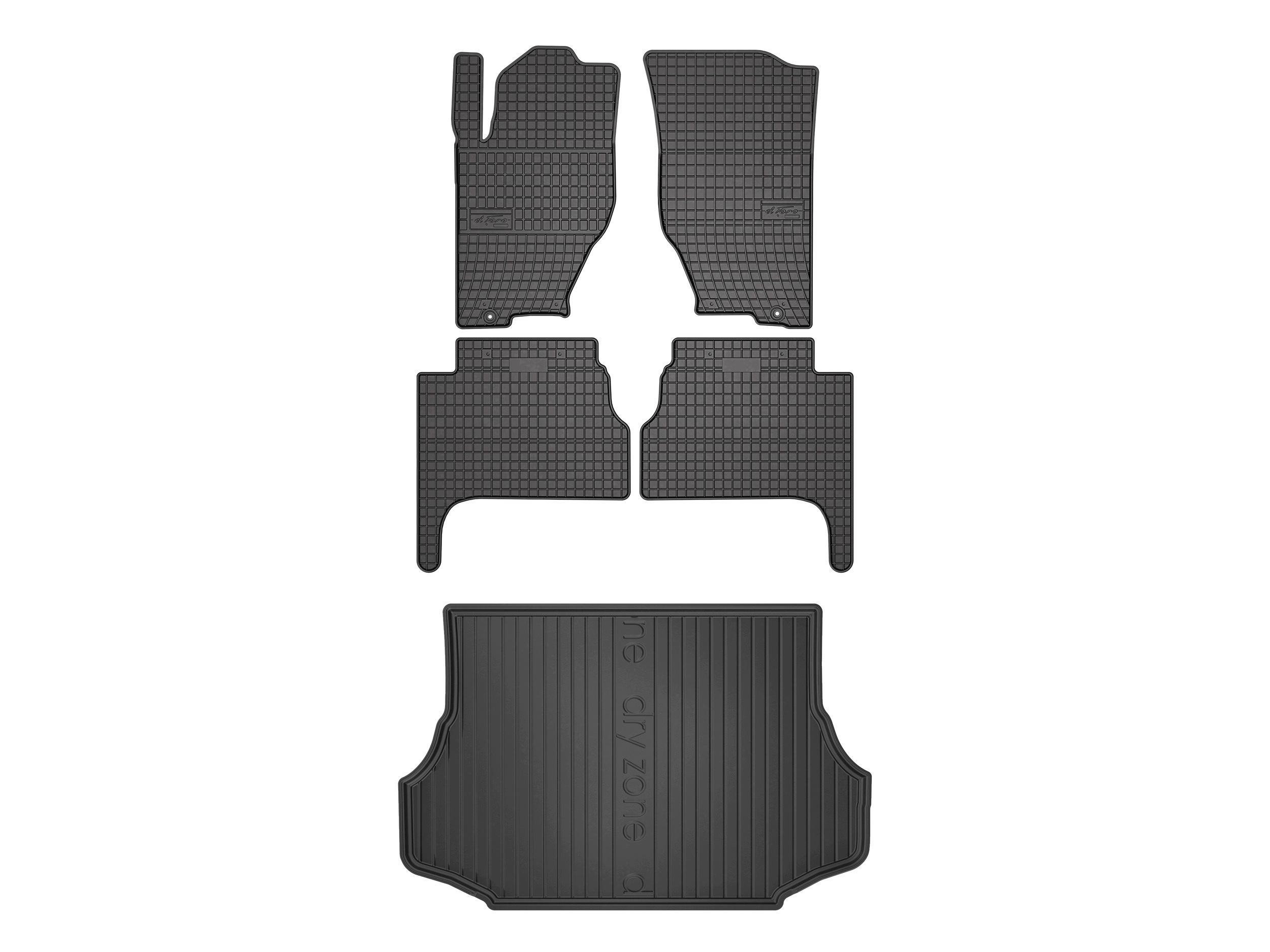Koberčeky SolidPRO rohož DryZone pre: Kia Sorento I 2003-2009 5 dielikov