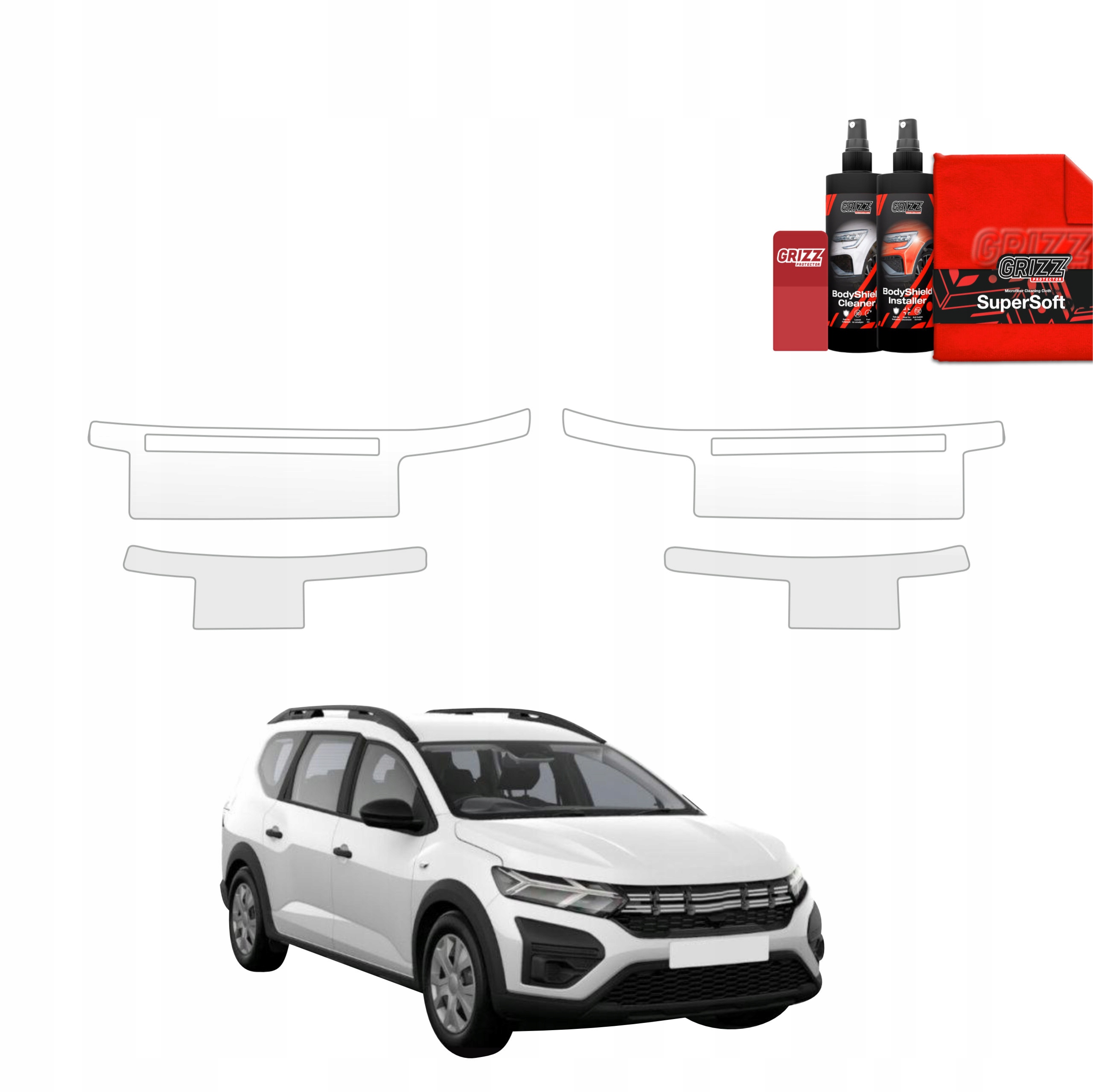 4v1 Fólie na prahy pro Dacia Jogger (2022-2025)