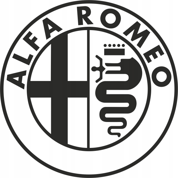 

Alfa Romeo naklejka 15 x 15 cm