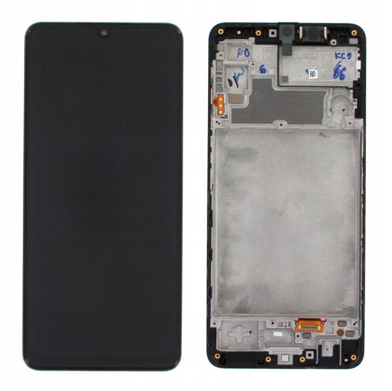 Org LCD displej Samsung Galaxy M22 (SM-M225) Černý S Rámečkem