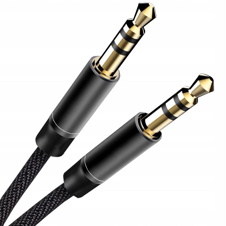 Wzmacniany Kabel Audio Nylon Aux Mini Jack 3,5MM Koanni
