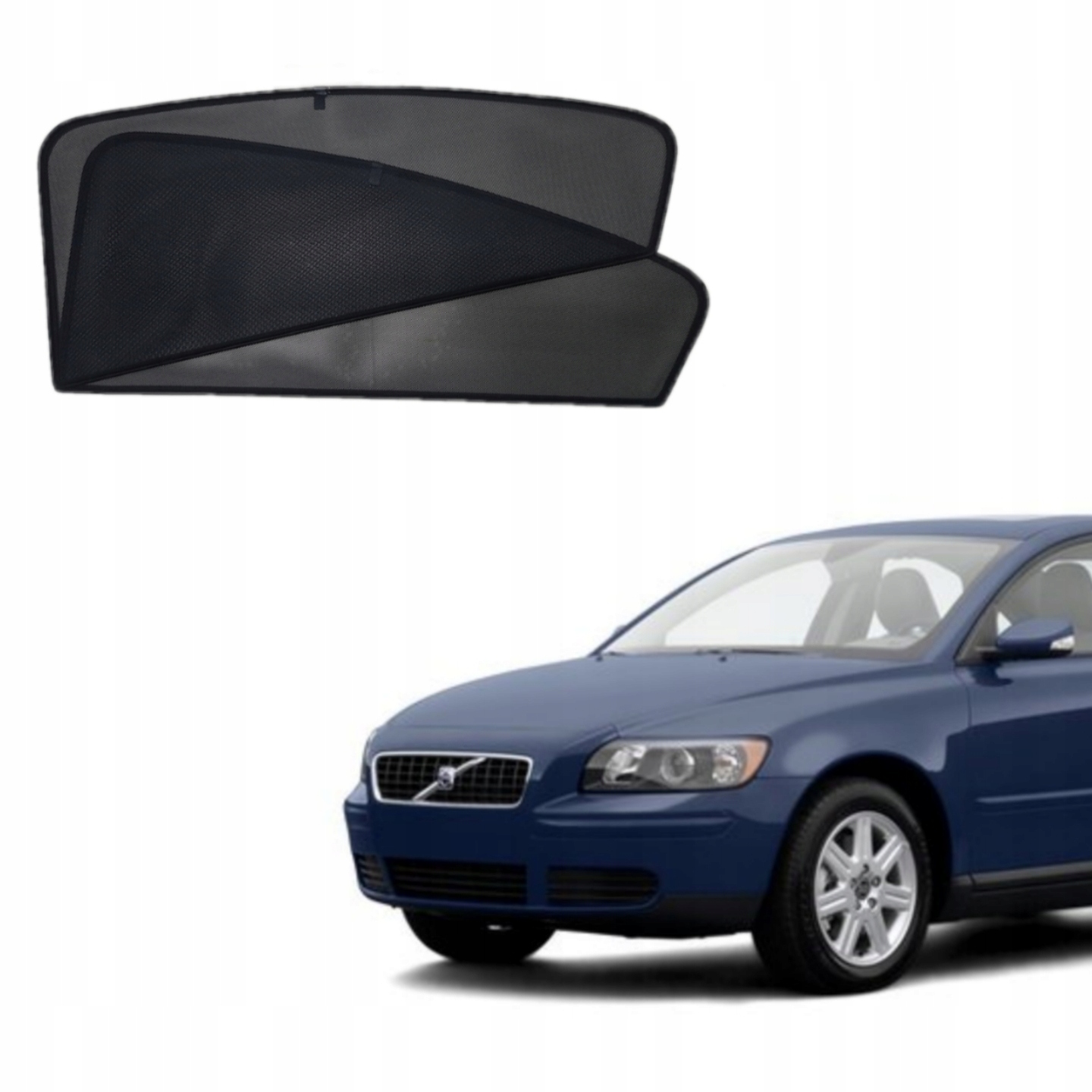 Zatemňovací sluneční clony na dveře pro Volvo S40 II 2