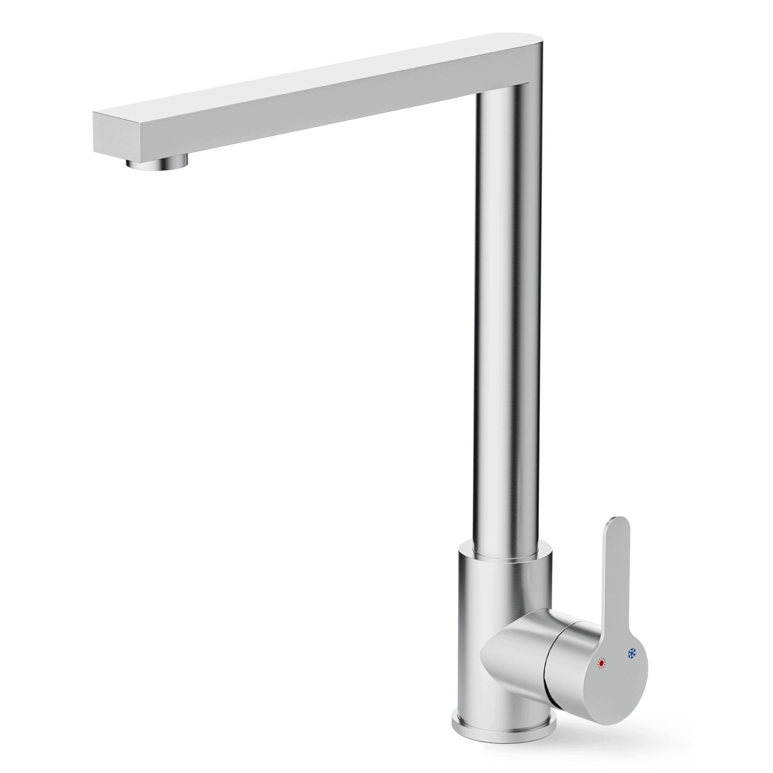 Kuchyňská Baterie Inox Kartáčovaná, Otočná, Výška 320 MM