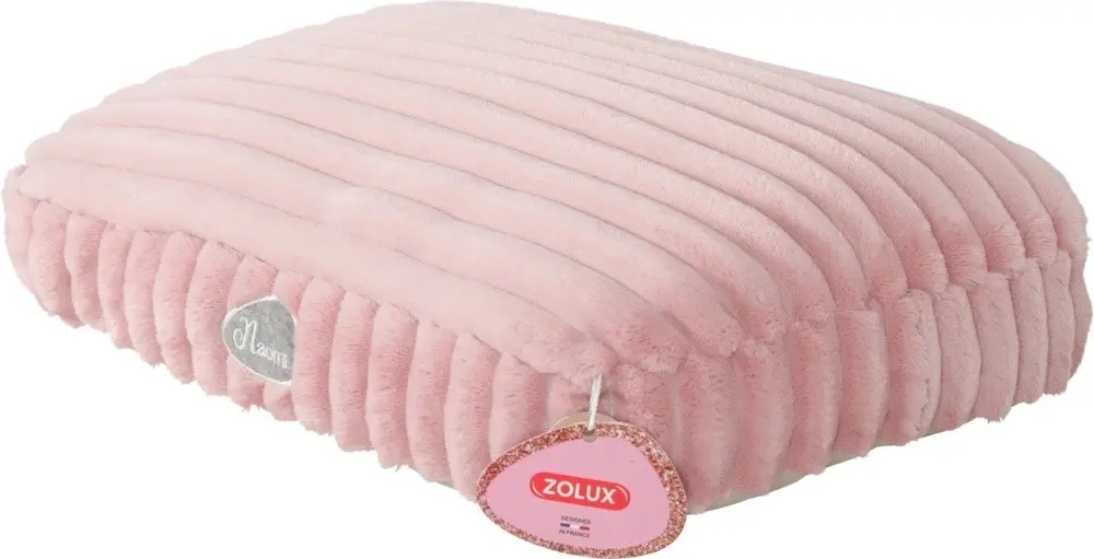 Zolux Poduška s odnímatelným potahem pro kočky Naomi růžová 53 cm