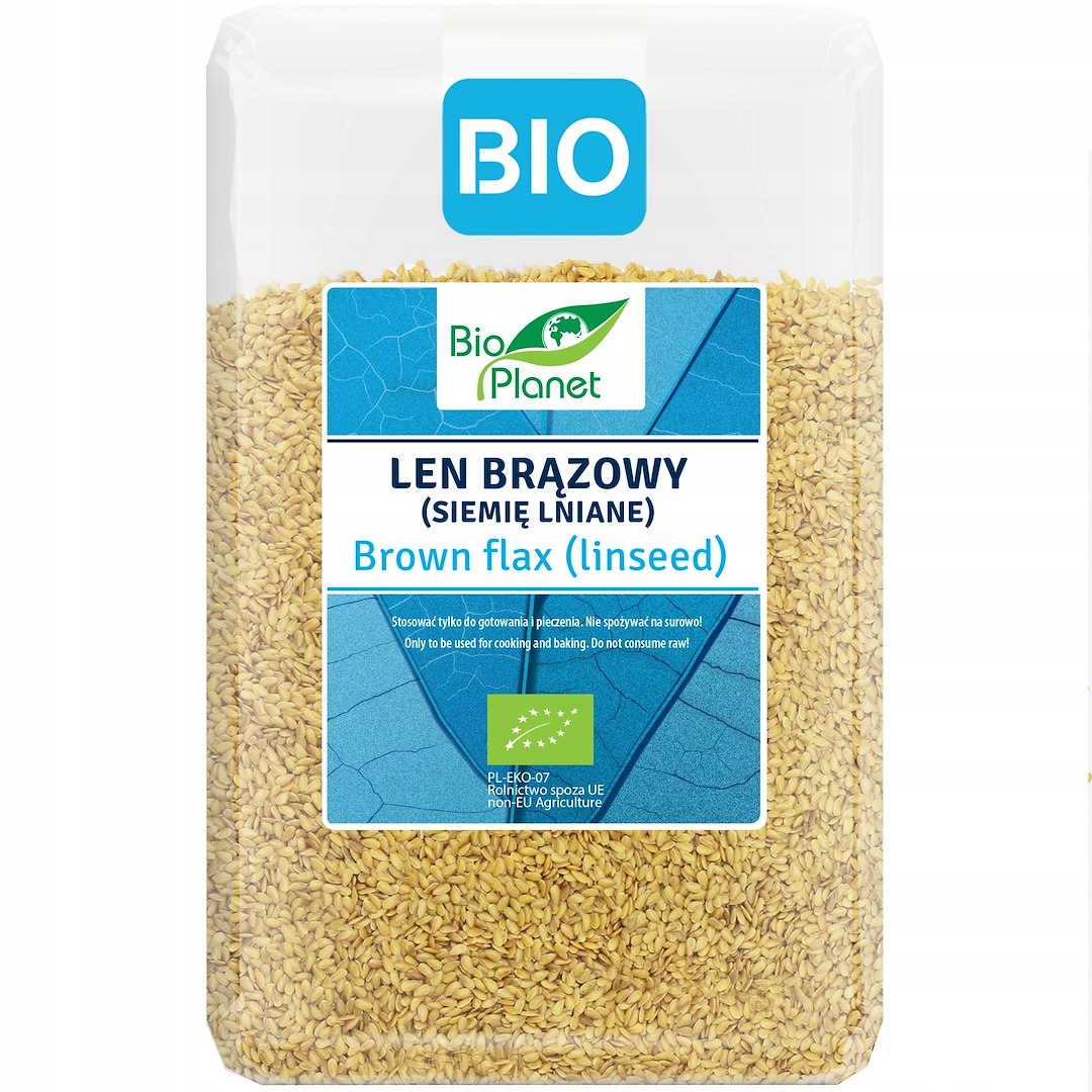 12x Len Złoty (siemię Lniane) Bio 2 kg Bio Planet