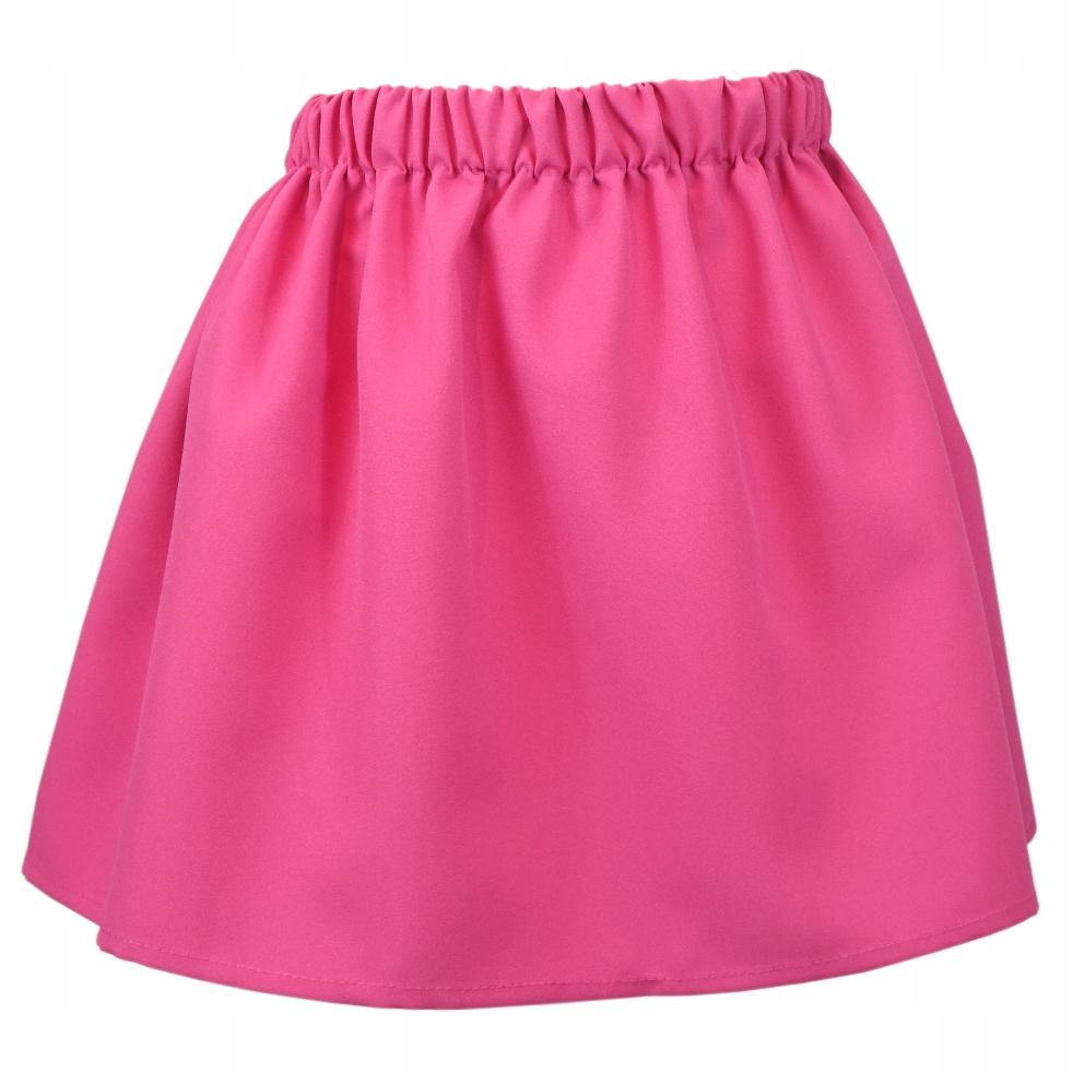 

Różowa Mocny Róż Spódnica Mini Na Gumie Xs S M L