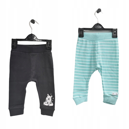 

Spodnie 2-pak bawełniane jogger Puchatek 74 80
