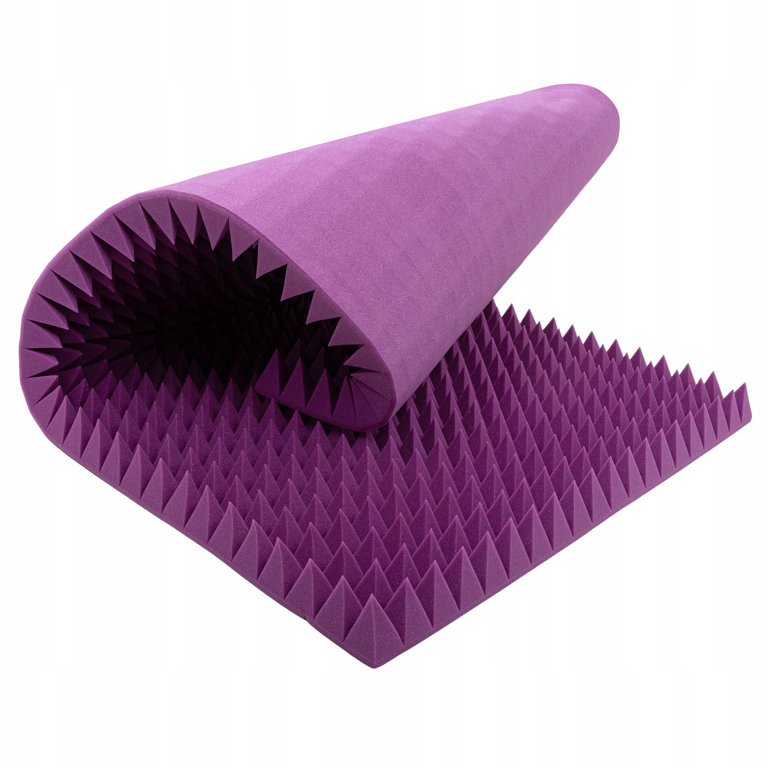 Pěnová tlumící akustická podložka s panelem Pyramida 8 cm houbička na zeď