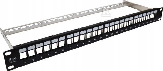 Patch Panel Prázdný 24 Portů 1U Podpora