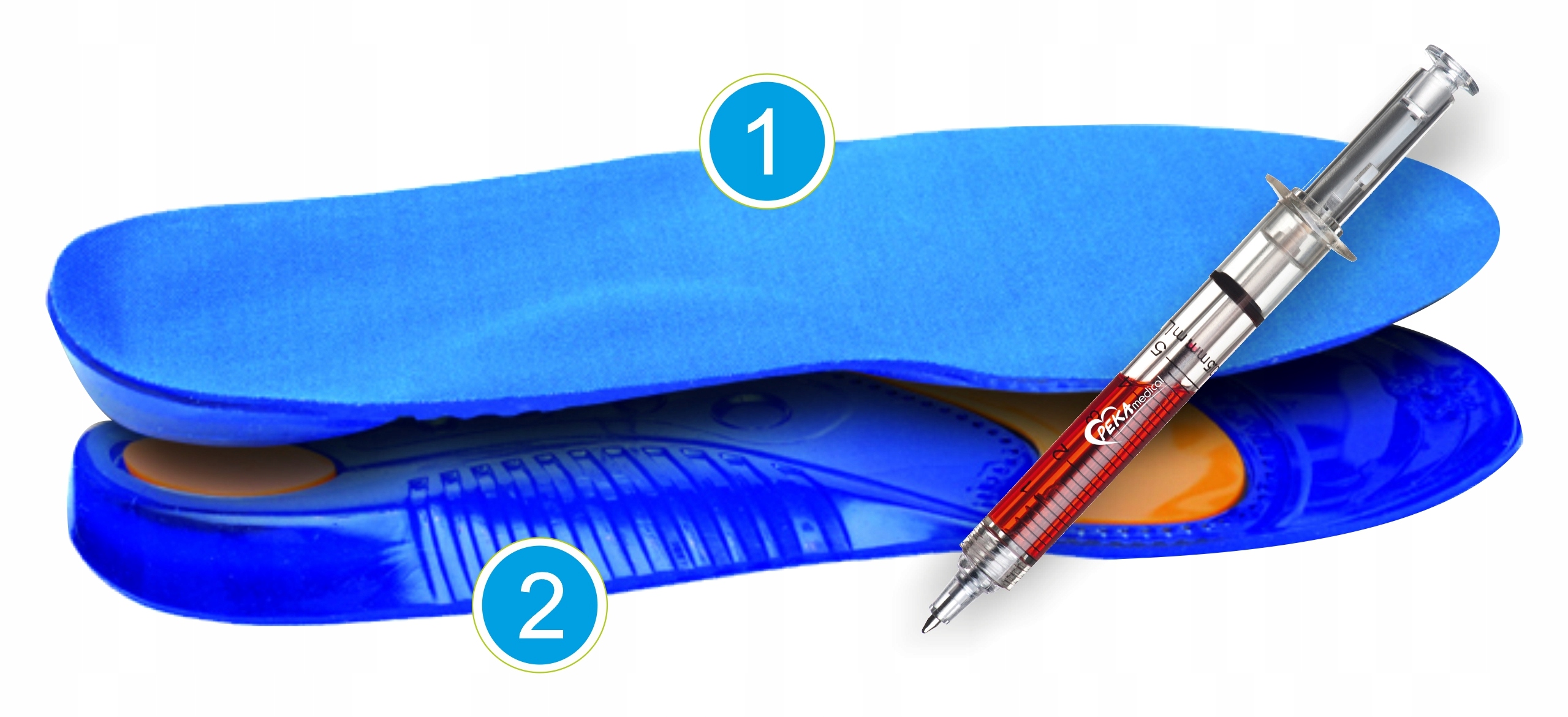 WKŁADKI DO BUTÓW ŻELOWE ORTOPEDYCZNE AMORTYZUJĄCE 43/46 Stan opakowania oryginalne