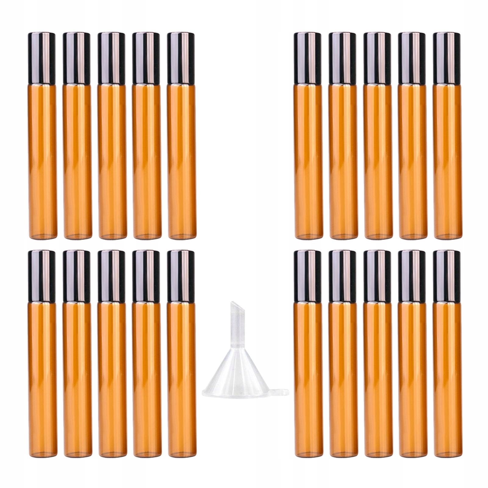 Essential Oil Roll on Glass Bottle, 10ml 20Pcs Linia Fiolki z próbkami olejków
