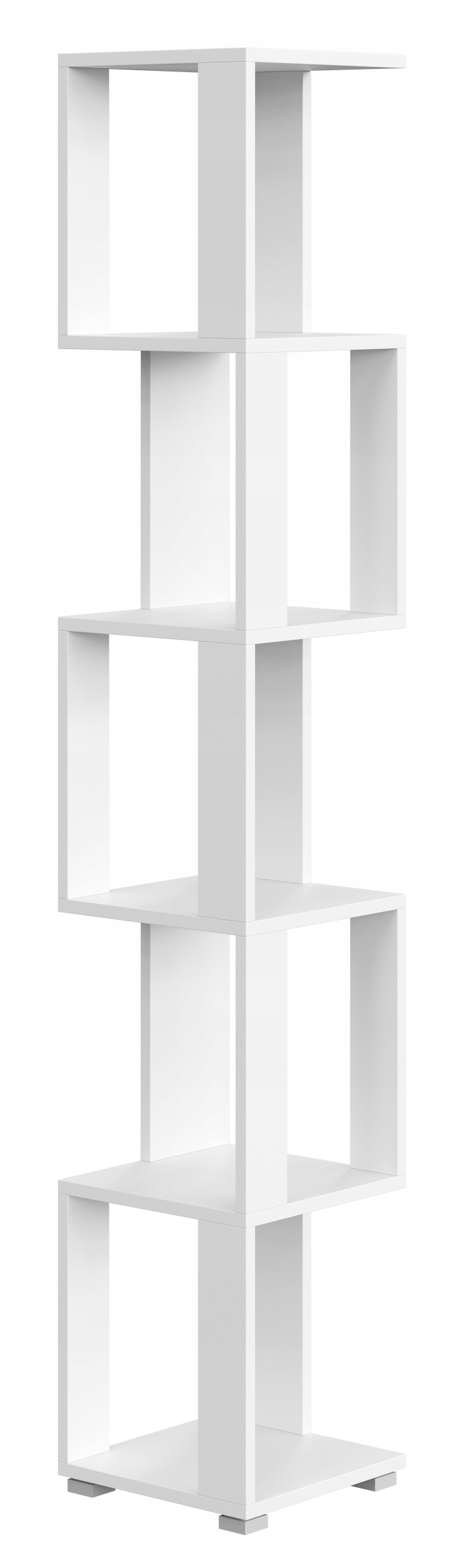 Regál Stern T-10 bílý 29 cm – kompaktní na knihy, dekorace, dokumenty