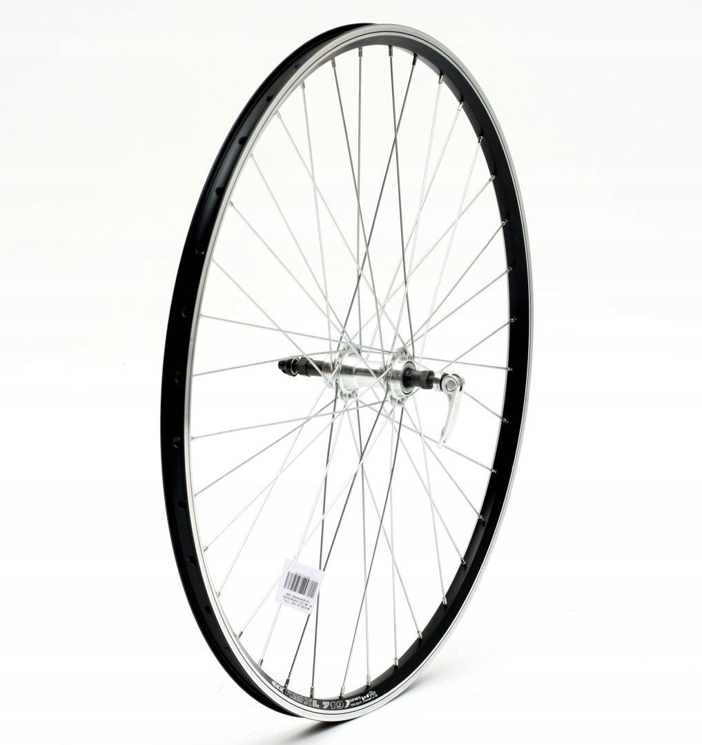 Koło Rowerowe 26 Cali Tylne Alu V-brake Czarna Wolnobieg Samozamykacz
