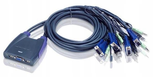 Aten CS64US 4-Port Cable Kvm Switch