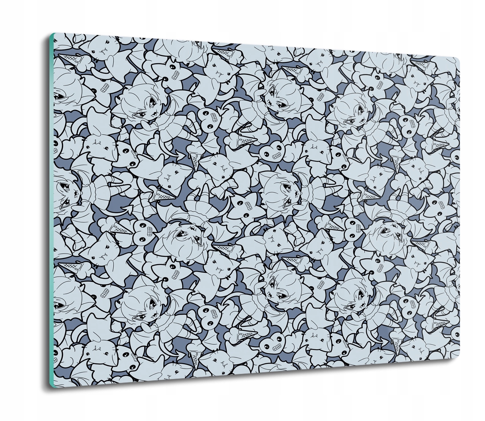 

Potwory kawaii serce 60x52 deska ze szkła kuchenna