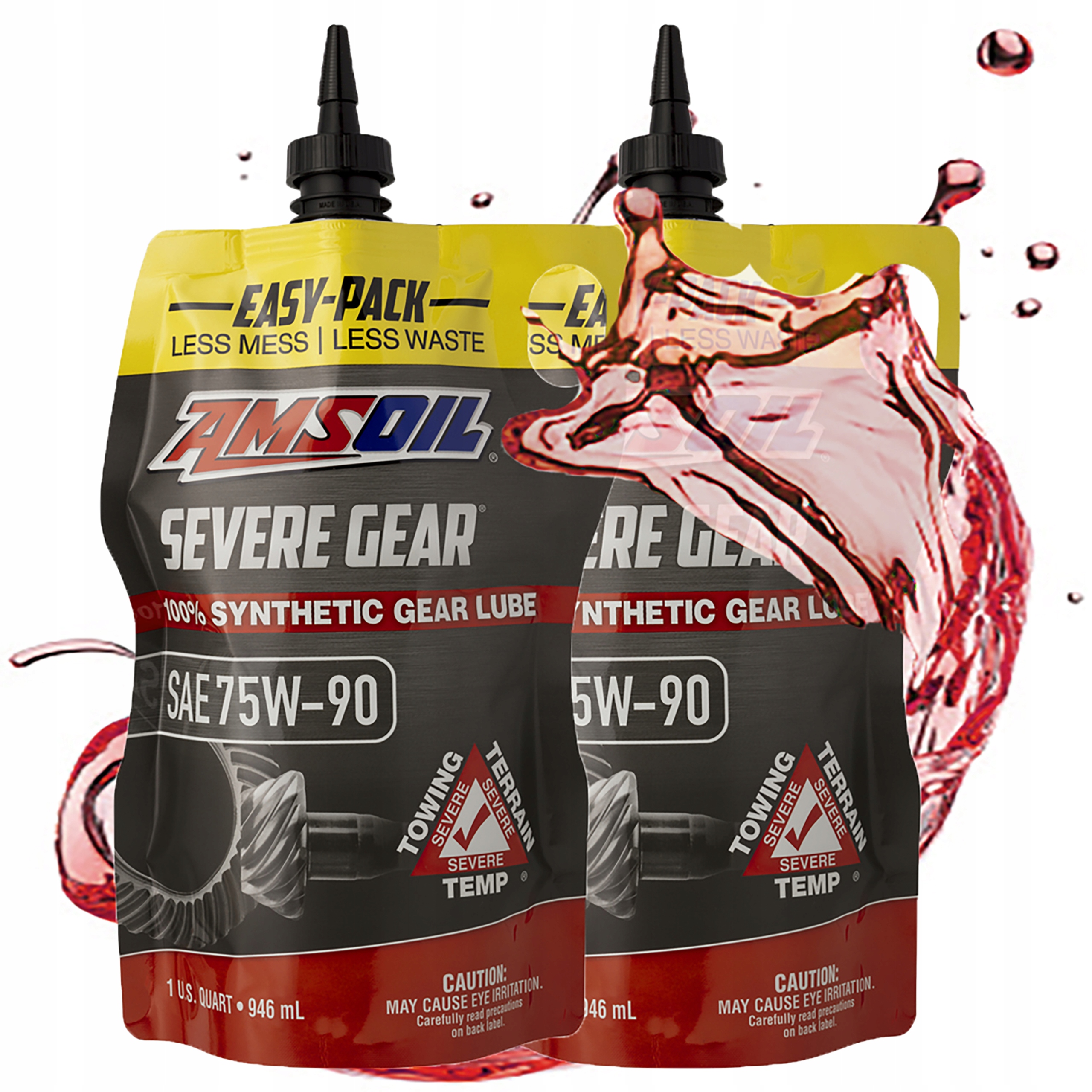 Olej Przekładniowy Amsoil 75W90 100% Synthetic Severe Gear Ep Lube Svg 1,9L