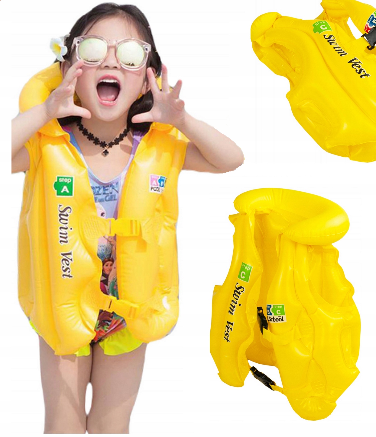 

Kamizelka Kapok Ratunkowy dla Dzieci 12-25kg Kolor