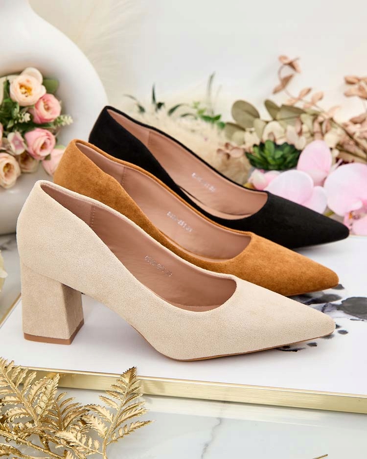 BEŻOWE CZÓŁENKA DAMSKIE ZASOSSE 39 Kod producenta 8338-251