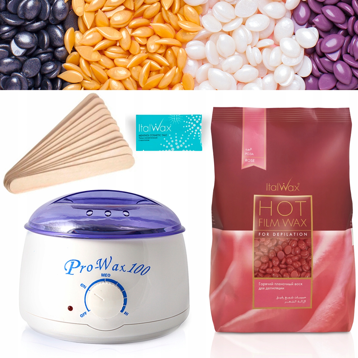 

Zestaw Wosk Twardy rose Podgrzewacz Prowax 100W