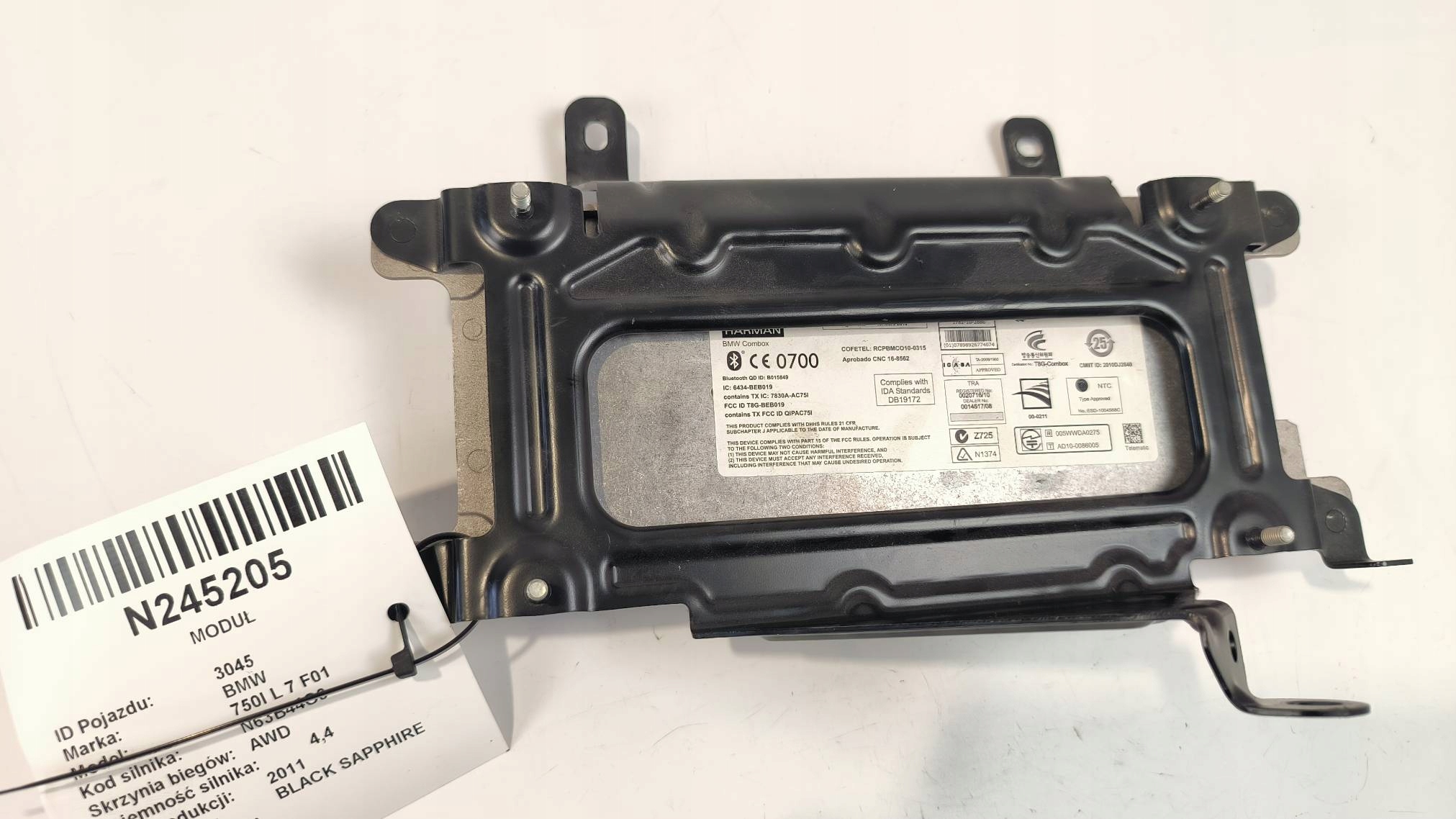 module 6434-BEB019 BMW 750I L 7 F01