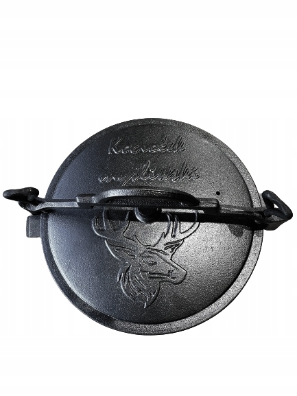 KOCIOŁEK EMALIOWANY GARNEK myśliwski węgierski pieczonki 10L OGNISKO GRILL Producent Meyerhoff