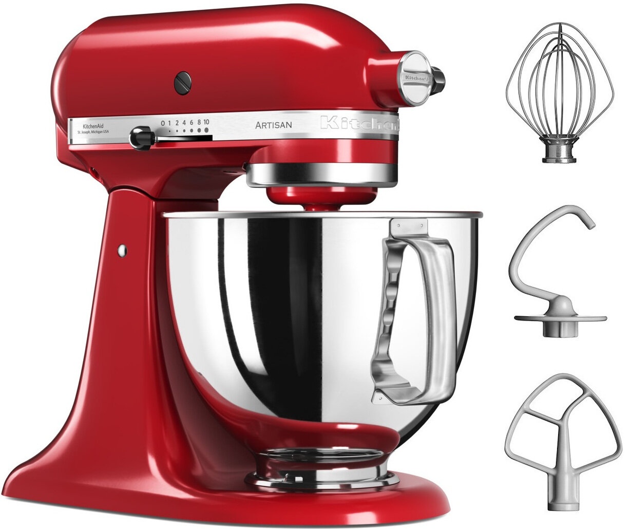 Kuchyňský robot planetární Kitchenaid Artisan 5KSM125EER 300W