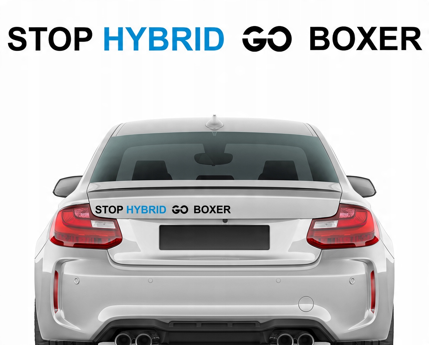 

Naklejki na Auto Stop Hybrid Go Boxer 3cm x 48cm