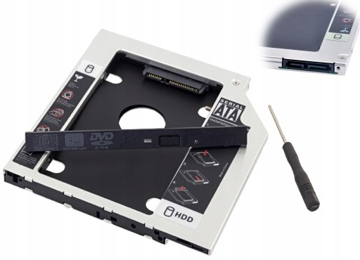 Kieszeń na dysk do Dell E5440 E5540 HDD 2.5 cala Kod producenta HD/DE-E5440