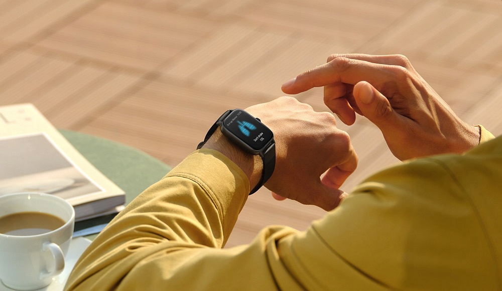 Czarny Smartwatch AMAZFIT GTS 3 Kompatybilność systemowa Android