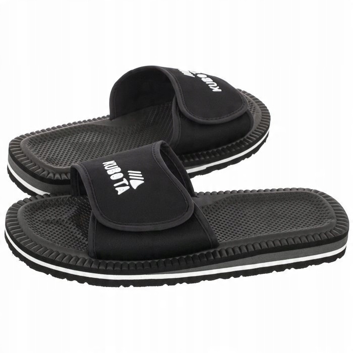

Buty Męskie Klapki Kubota Classic Rzep Czarne