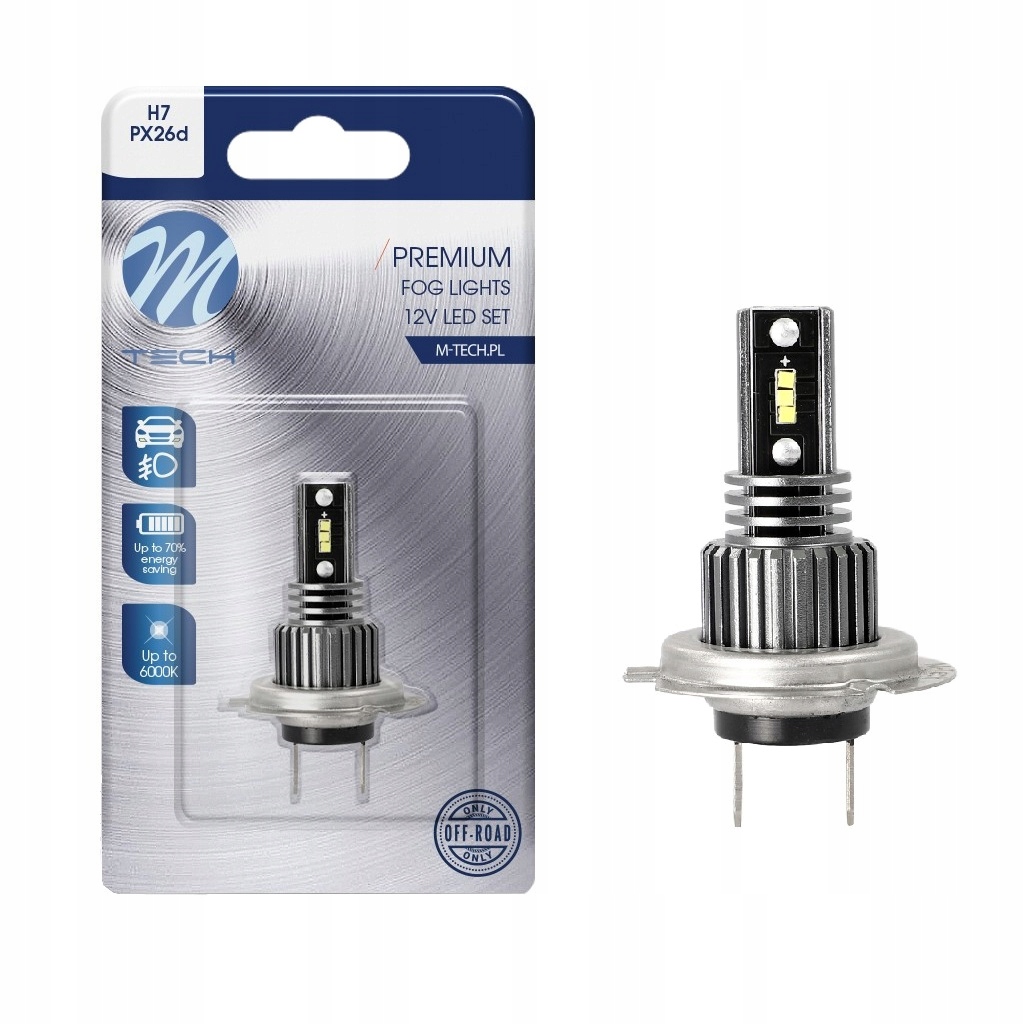 

Żarówka H7 Led 6x1616SMD Biała