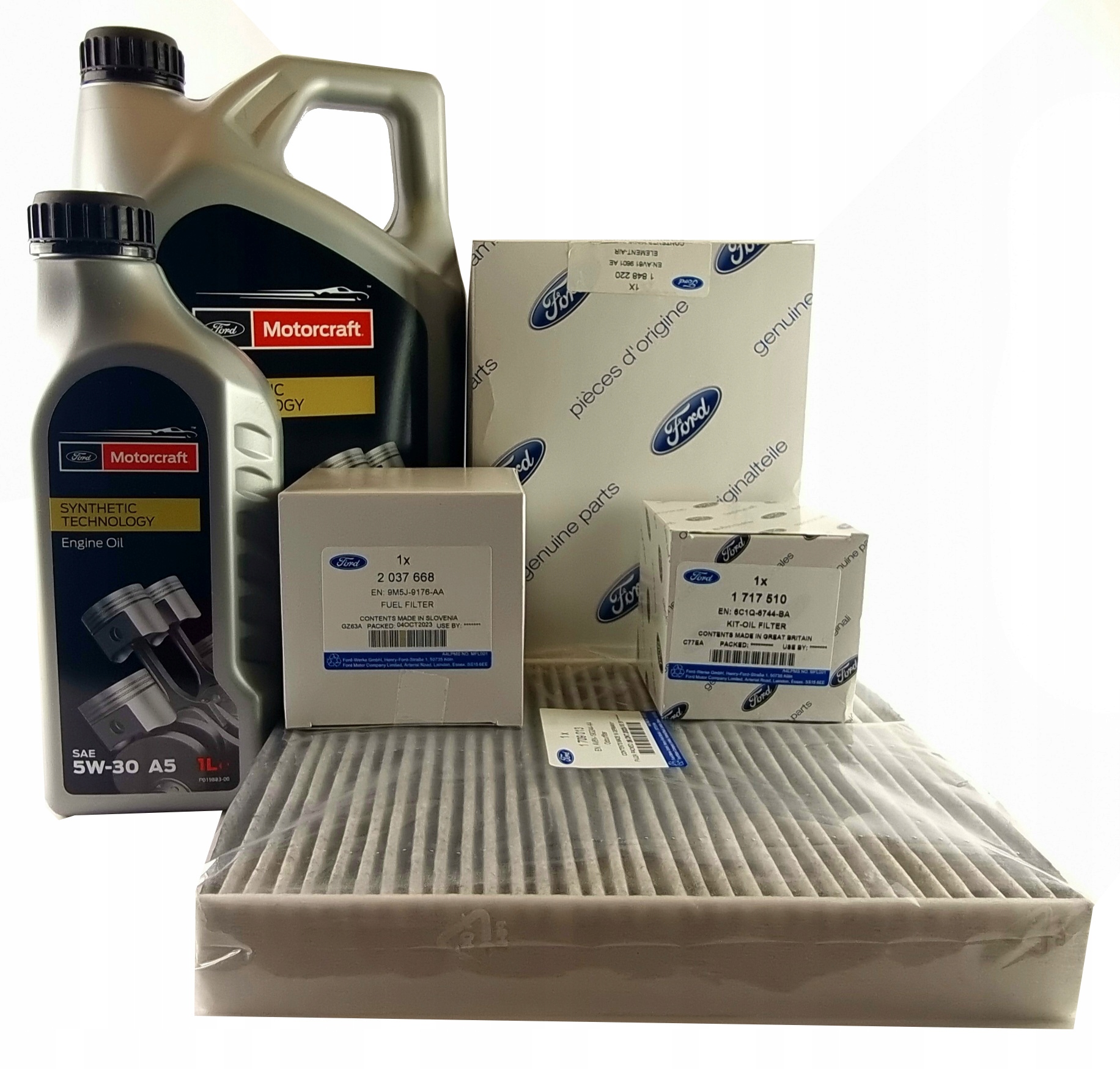 Sada Filtrů Olej Motorcraft 5v30 Ford Kuga 2012-20 2,0L Duratorq DW10C