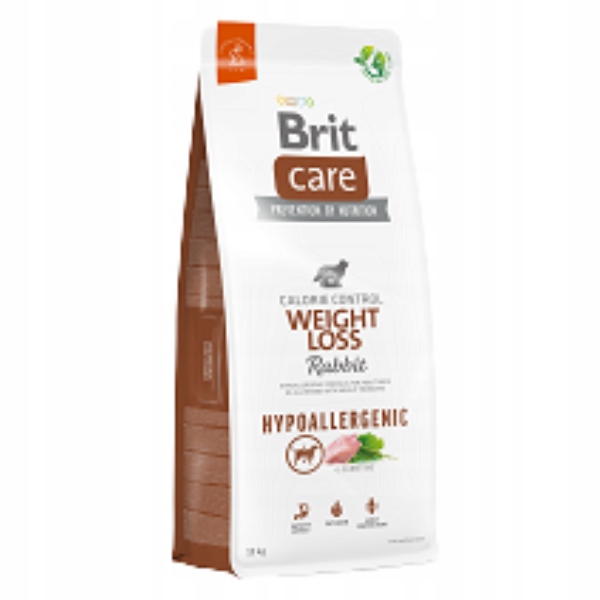 Levně Brit Care Weight Loss Suché Krmivo pro psa 3kg Hypoalergenní králík rýže