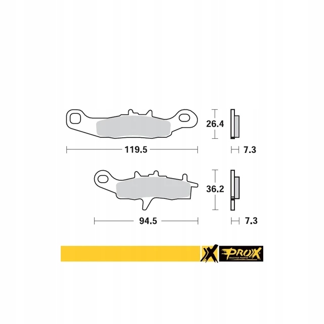 Klocki hamulcowe KH258/KH349 Kawasaki Kx 80/85/100, Suzuki Rm 85 Przód, Kaw