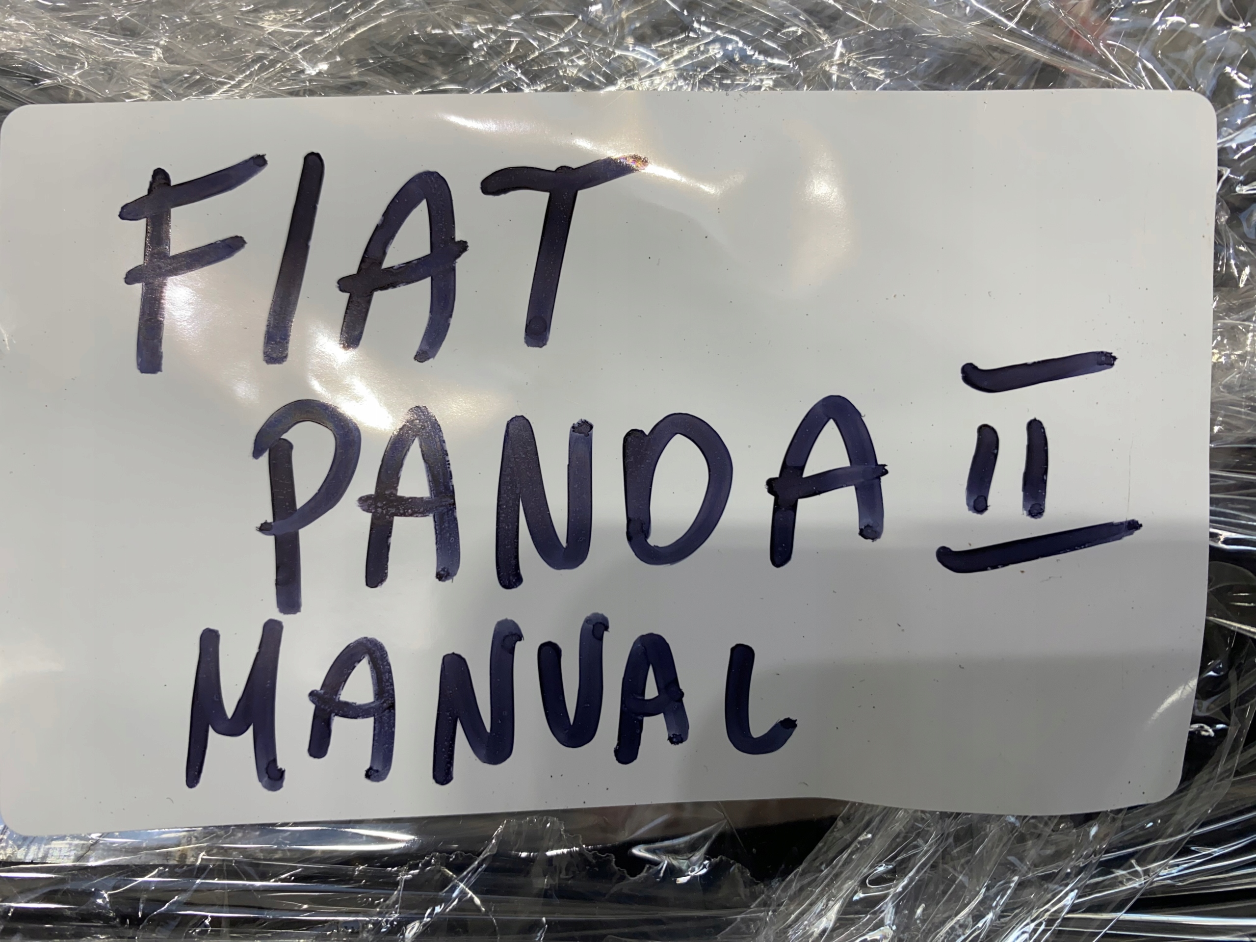 FIAT PANDA II 03-12 mirror exterior left manually EUROPA red