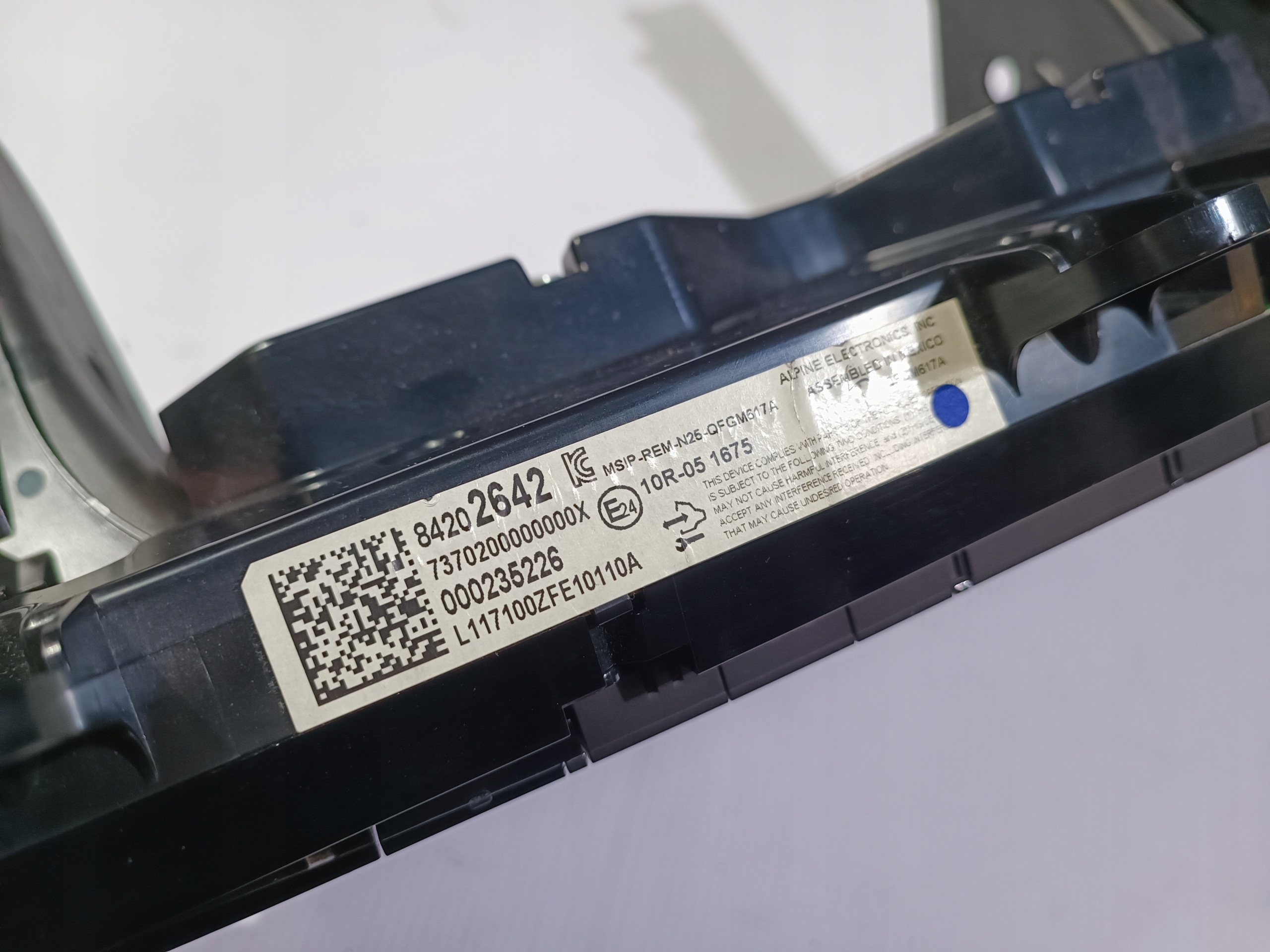 Panel Bouches buses Climatisateur air conditionné Console Chevrolet Camaro 2016