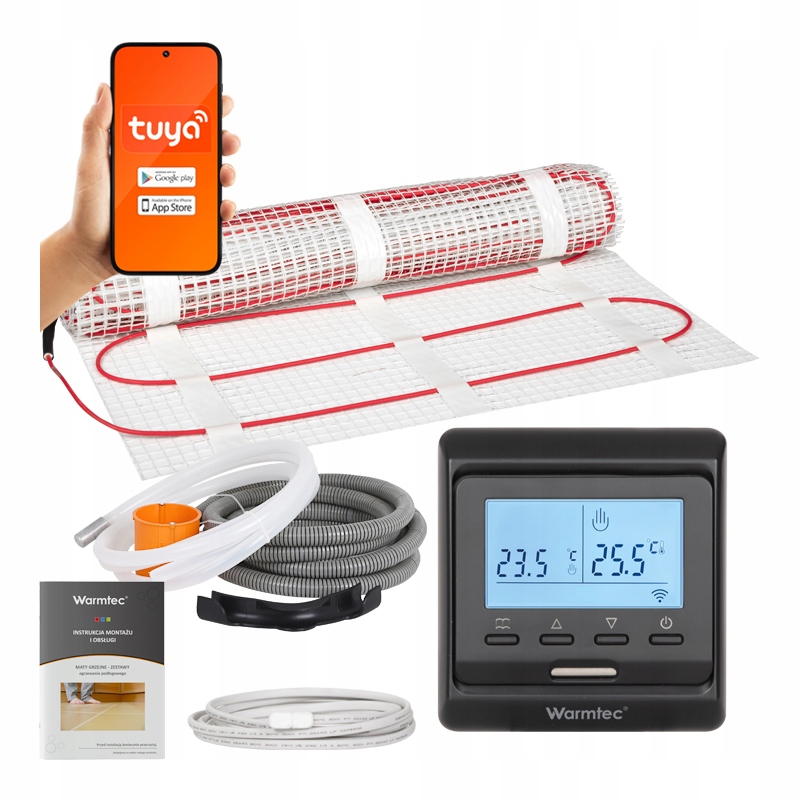 Mata grzejna grzewcza zestaw pod płytki DSH-30/T520 3m2 160W/m2 WiFi