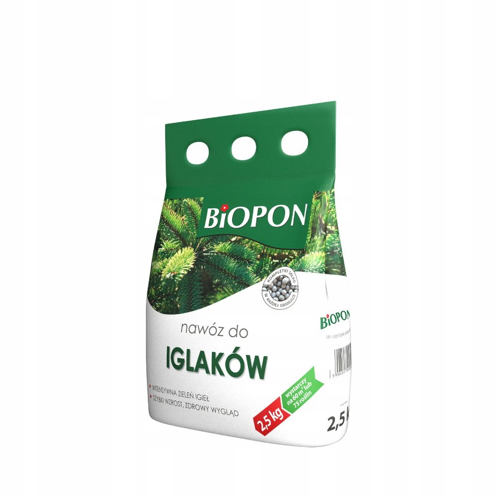 

Nawóz wieloskładnikowy Biopon granulat 2,5 kg