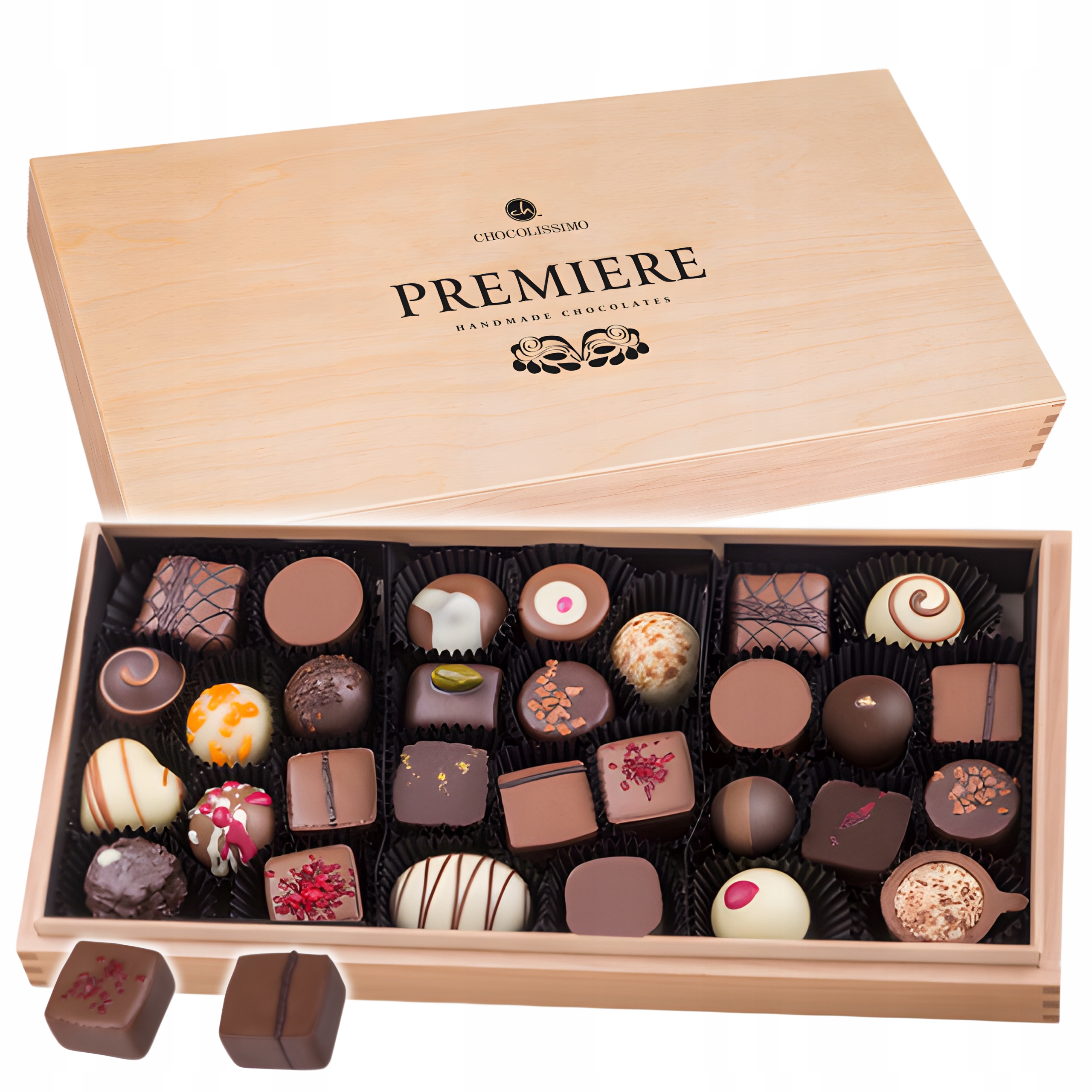 na Urodziny Imieniny czekoladki Praliny Belgijskie słodycze 375 g