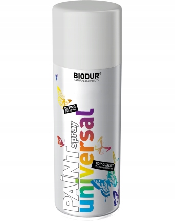 SPRAY Farba BIODUR 400 ml RAL 9006 SILVER srebrny